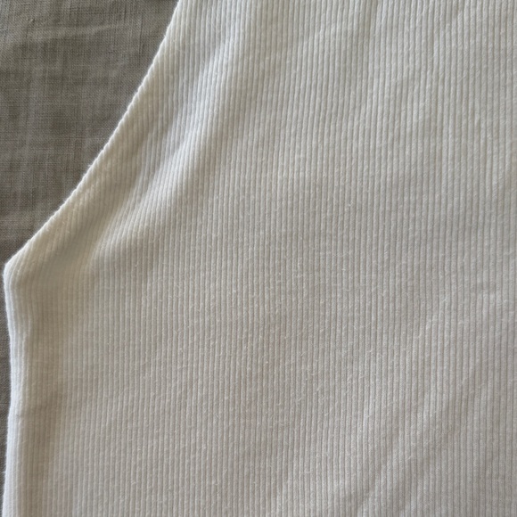 Carly Jean Los Angeles Double Lined Soft Ribbed Tank Top Black or Cream - Picture 11 of 13